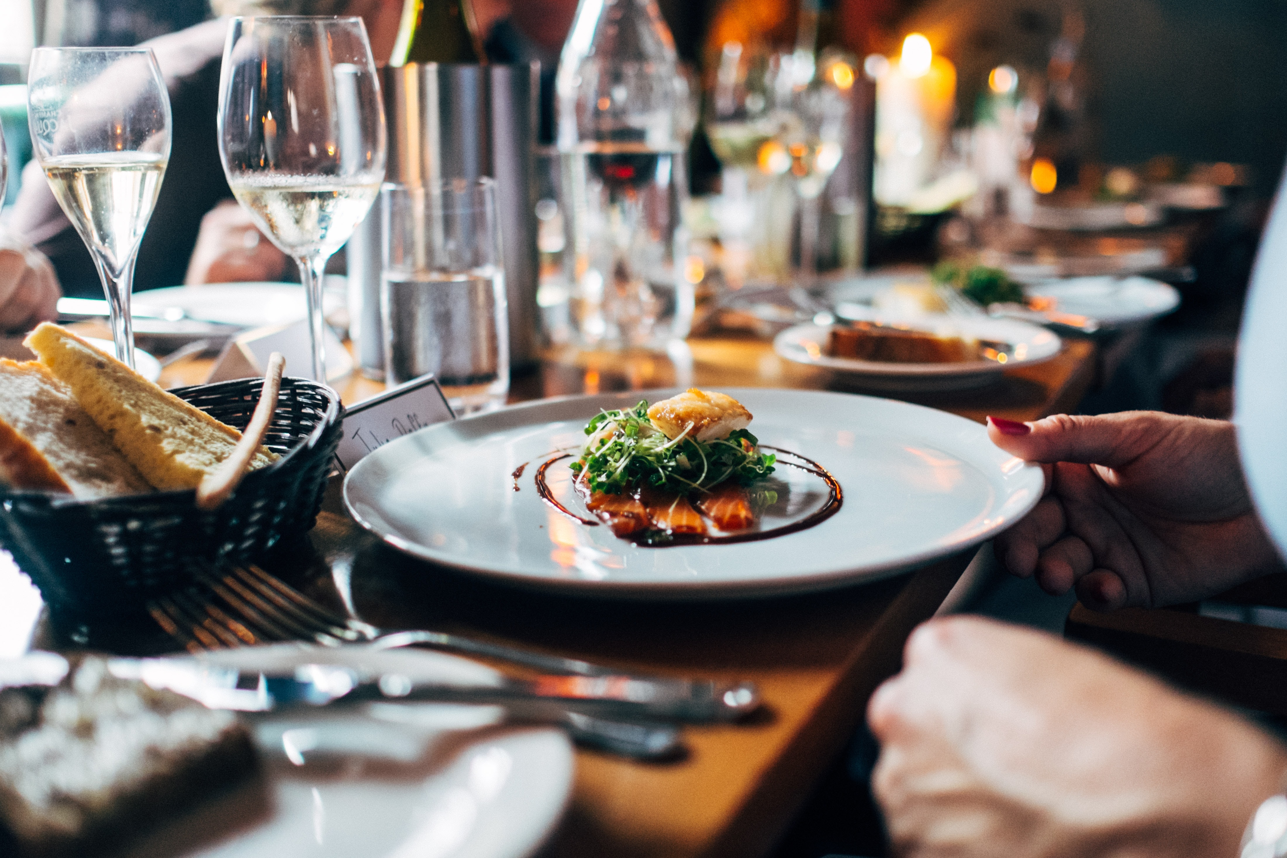 Photo of a fancy dish from La palette du goût